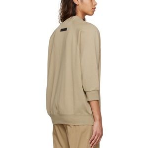 Tan Cotton Henley by Fear of God ESSENTIALS